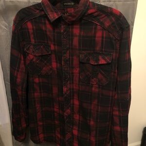 Helix Red Plaid Shirt